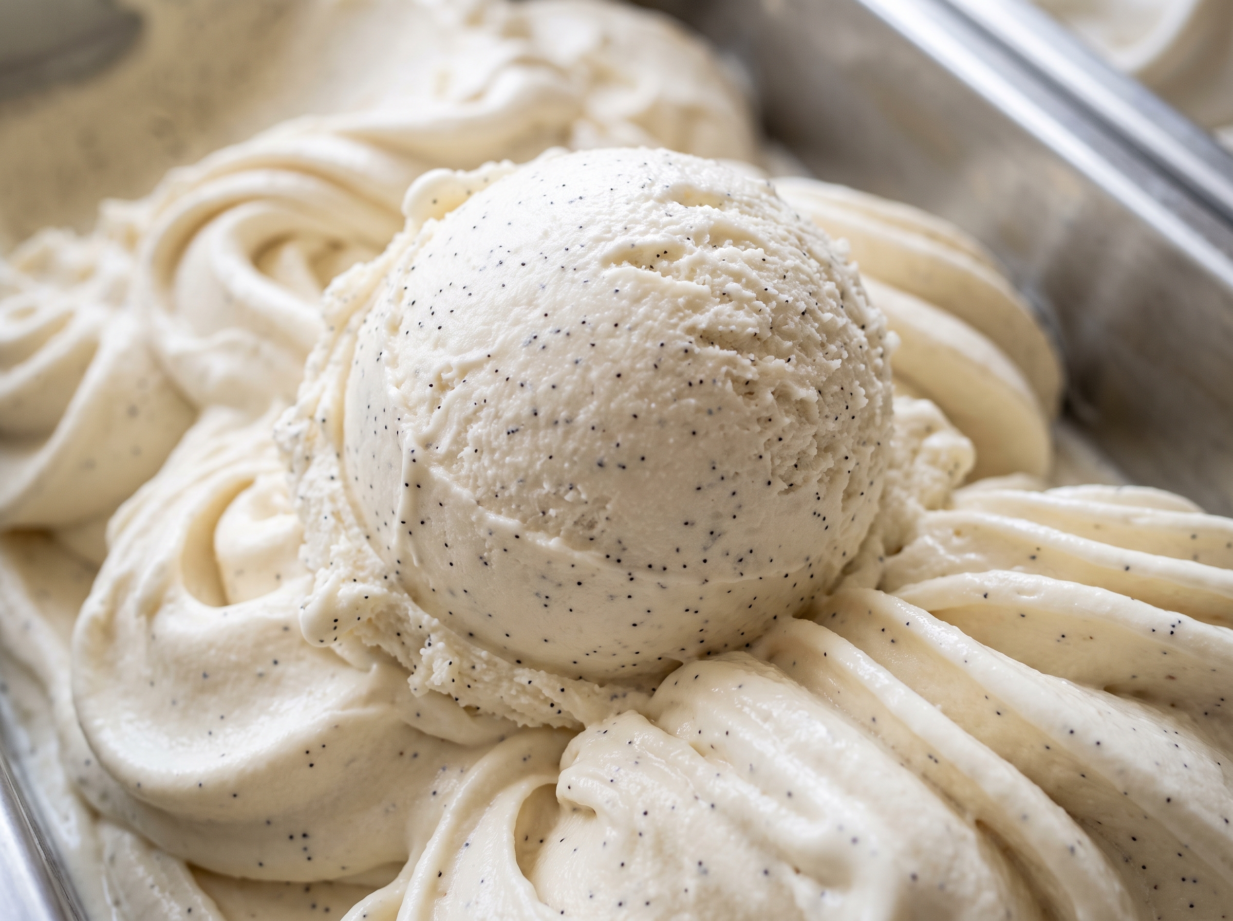 Glace Artisanale à la Vanille Bourbon - Gelato artigianale